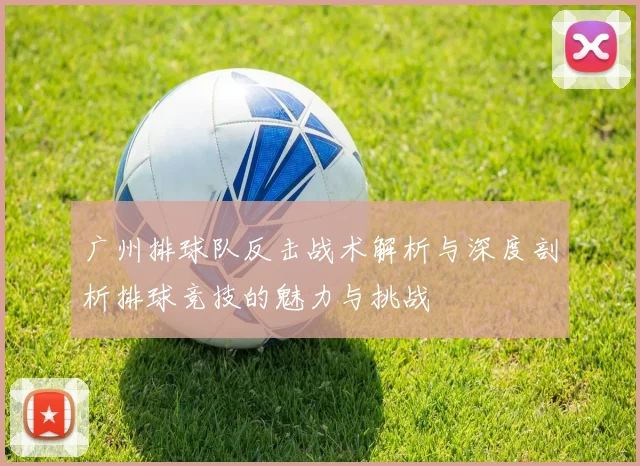 广州排球队反击战术解析与深度剖析排球竞技的魅力与挑战